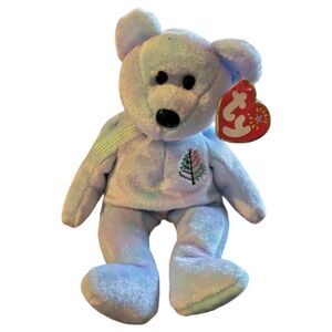 Vtg 01 Ty Beanie Babies Issy Nevis Four Seasons Hotel Blue Bear